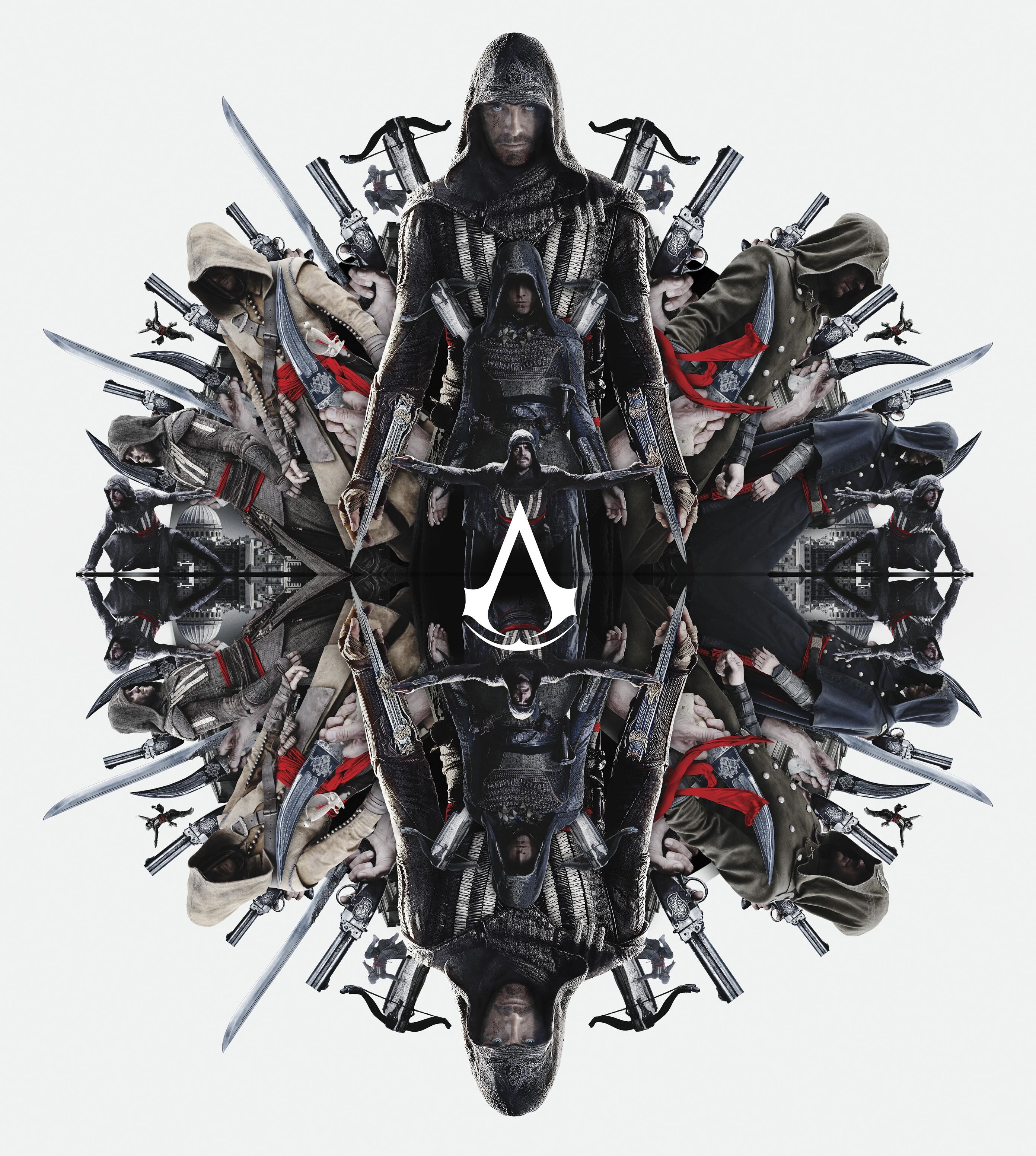 Assassins Creed Live By The Creed Braun Portemonnaie Geldbörse