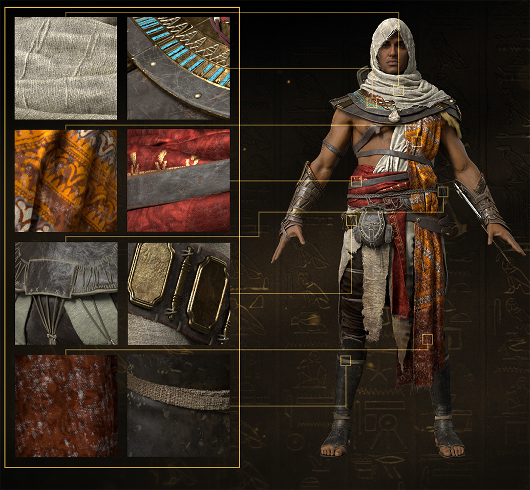 Assassin's Creed Origins Bayek of Siwa Cosplay Costume