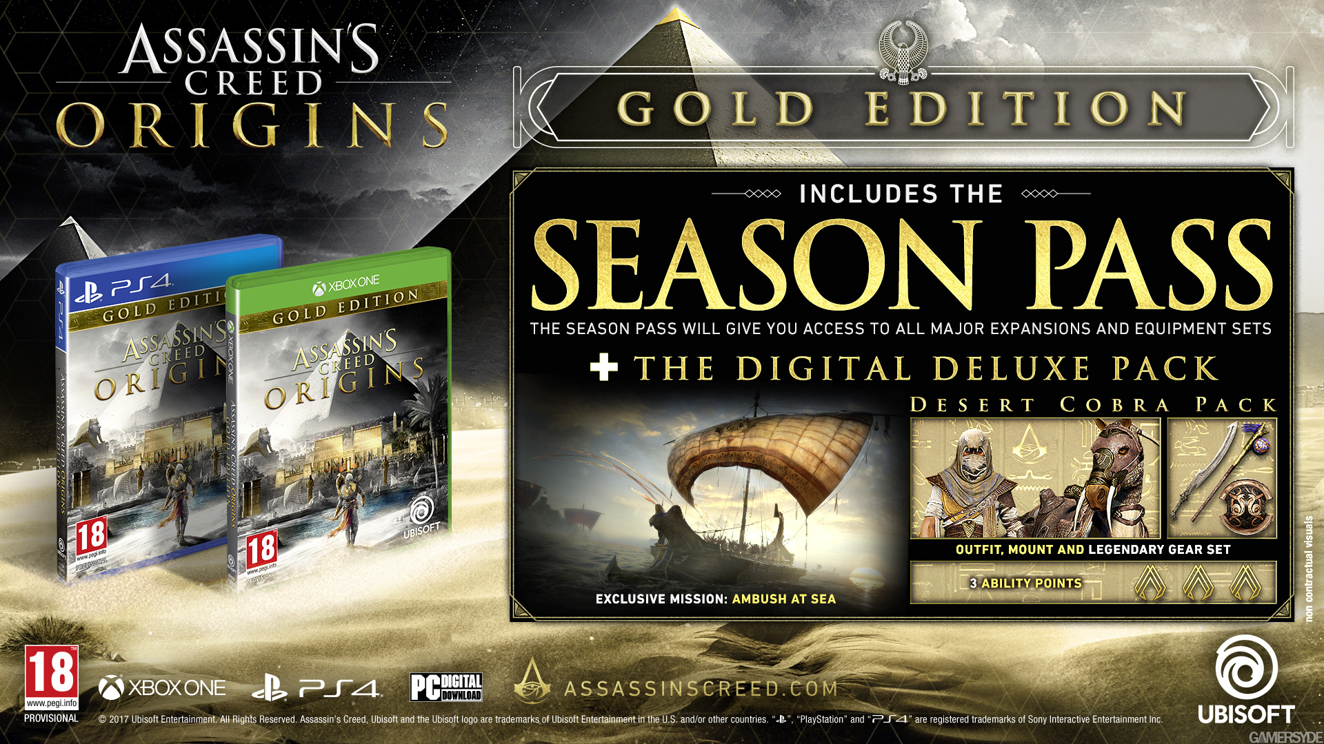 Assassin's Creed Origins: Game Editions